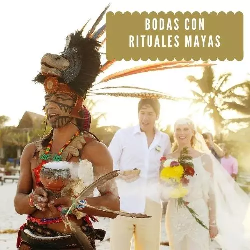 Bodas con rituales mayas